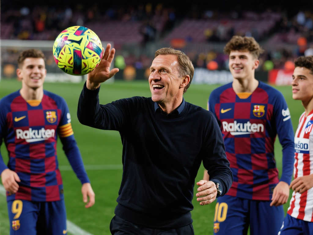 巴萨绝杀马竞梦想破灭，弗利克与西蒙尼境遇天壤之别